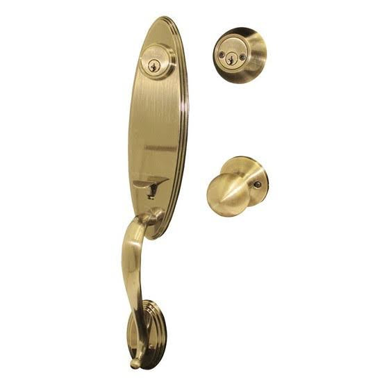 Cerradura Puerta Principal Yale MX84793 Alabama Bronce