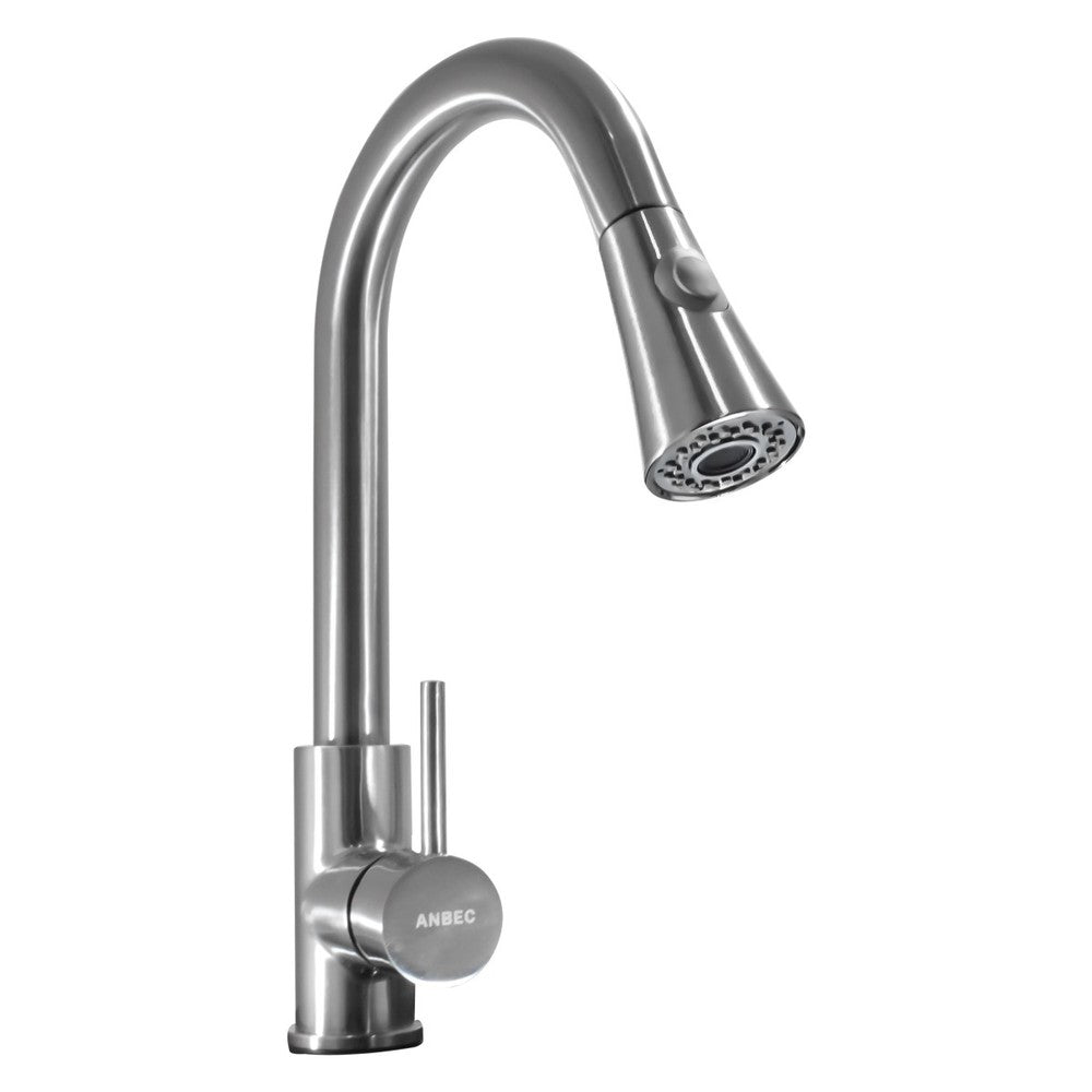 Mezcladora Fregadero Metálica Niquel MEZF459BN Anbec