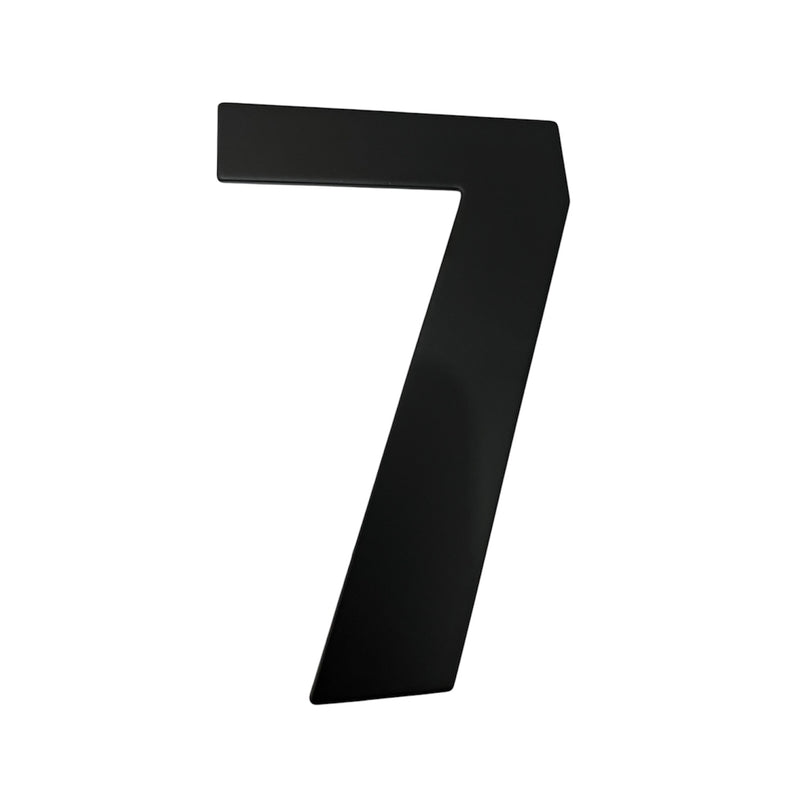 Número 7 acero inoxidable negro mate 200mm Cerrajes 0807-274