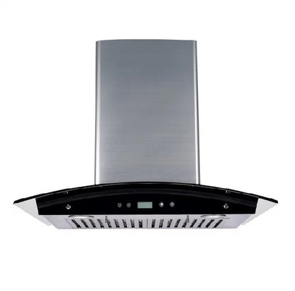 Campana Cristal Curvo 60 Cm Negro - EB331