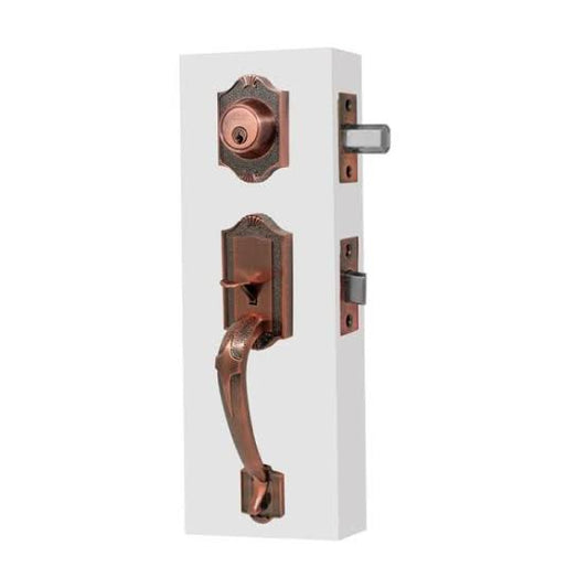 Cerradura Puerta Principal Dexter 4190 Génova Cobre