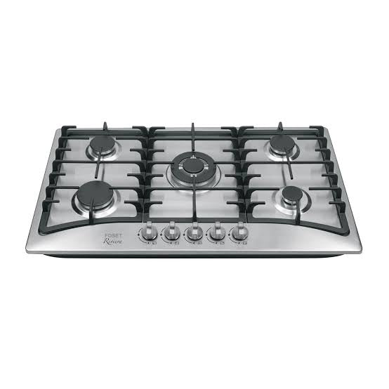 Parrilla de Gas 5 Quemadores Acero Inoxidable 48407 FOSET