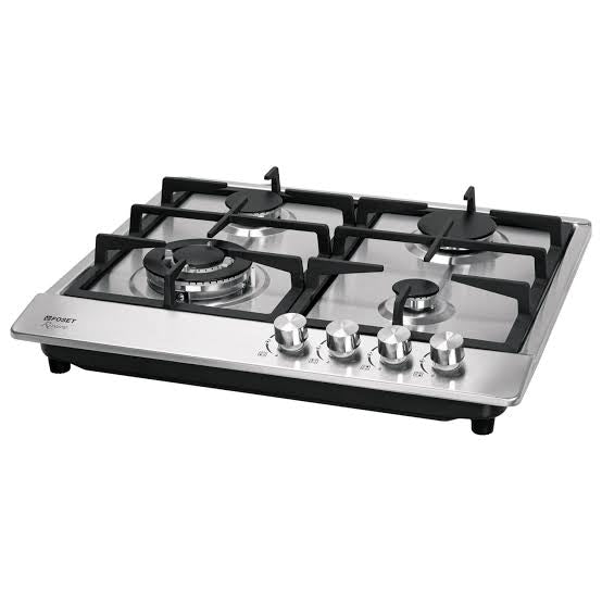 Parrilla de Gas 4 Quemadores Acero Inoxidable 48406 FOSET