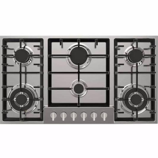 Parrilla de Gas 6 Quemadores 90cm Acero Inoxidable EB-483A