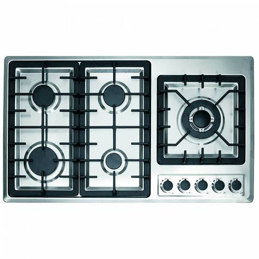 Parrilla Empotrable de Gas 5 Quemadores Acero Inoxidable PAEM-5B DISA