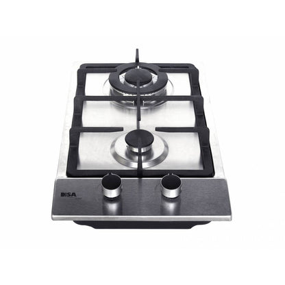 Parrilla Empotrable de Gas 2 Quemadores Acero Inoxidable PAEM-2 DISA