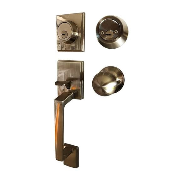 Cerradura Puerta Principal Kovac RPO02 Porto Latón Antiguo