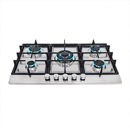 Parrilla de Gas 5 Quemadores 76cm Acero Inoxidable 5Q-PS-76 SUPRA