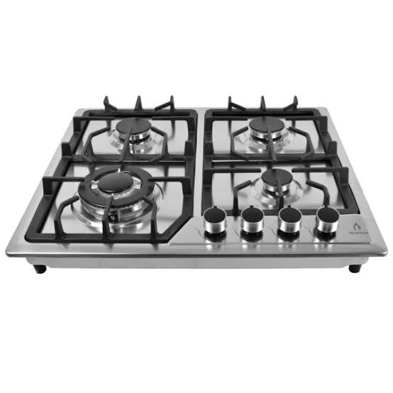 Parrilla de Gas 4 Quemadores 60cm Acero Inoxidable Exquisit SUPRA