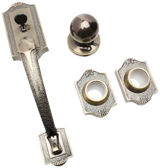 Cerradura Puerta Principal Austral 231976 Colonial Latón Antiguo