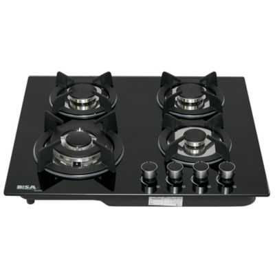 Parrilla Disa 4 Quemadores Cristal Negro - PAEMC-4