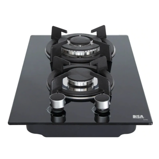Parrilla Empotrable Disa 2 Quemadores 29 Cm Negra - PAEMC-2
